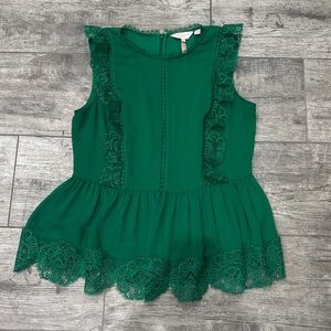 Ted Baker Emerald Lace Detail Blouse